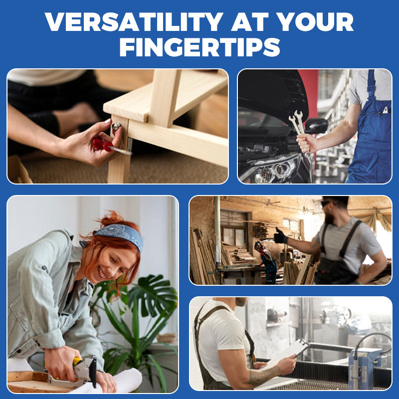 Carvallo - Platt huvud gängad mutter nitar mutter uppsättning