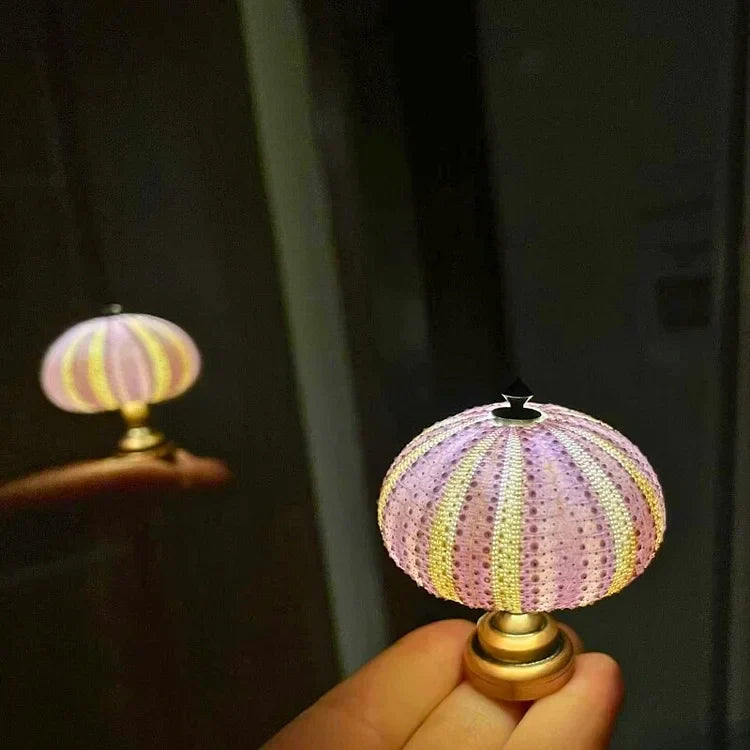 DIY Zee-egel bordslampa