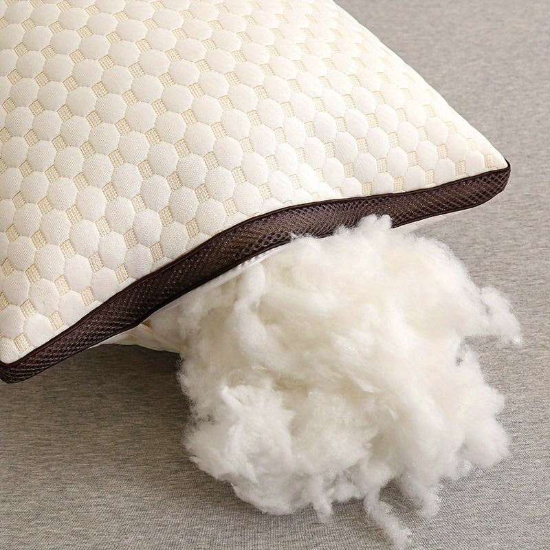 Premium Mjuk Stickad Bubbel 3D Massage Kroppskudde - Stödjande och Bekväm för Sido- och Magliggare