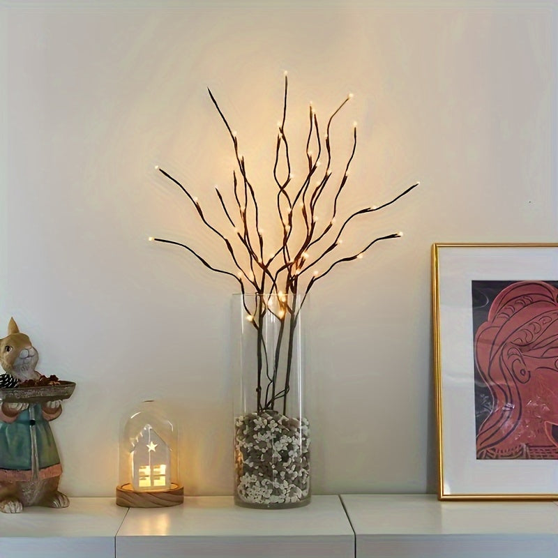 TwinkleBranch - 20 LED Taklampor, Batteridrivna, Dekorativ Belysning