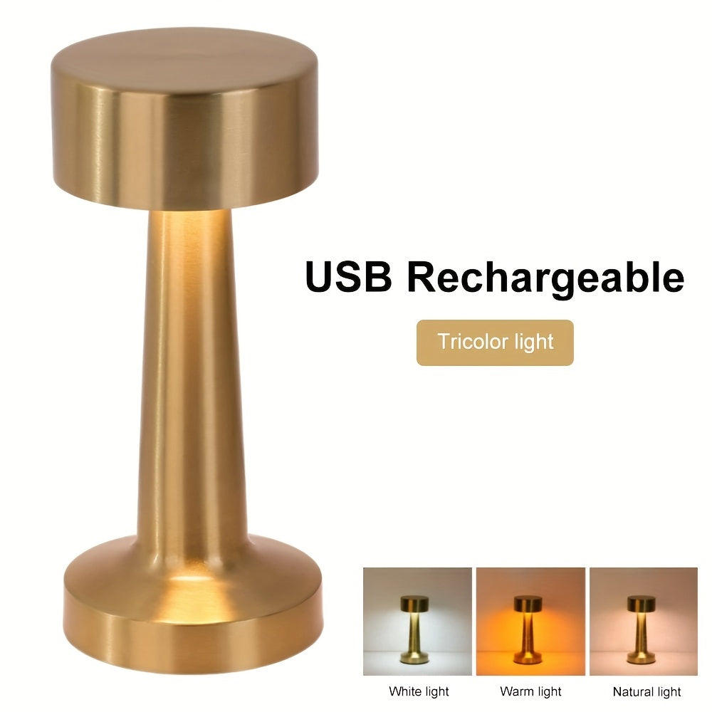 LuxeGlow - Trådlamp med 3 färger och touchdimmer