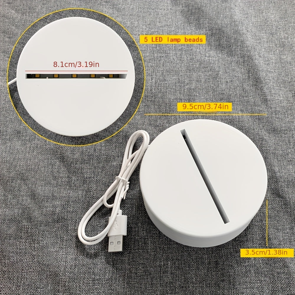 NoteGlow - LED Notitietavla Nattlampa med USB Strömförsörjning