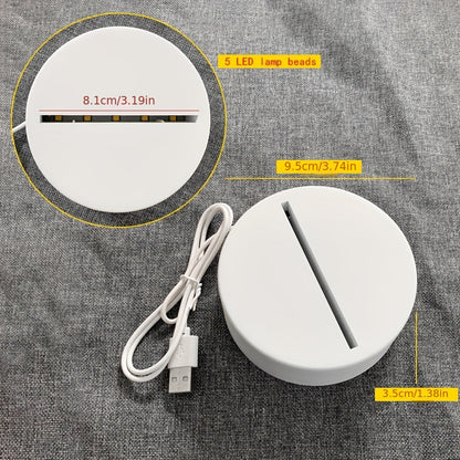 NoteGlow - LED Notitietavla Nattlampa med USB Strömförsörjning