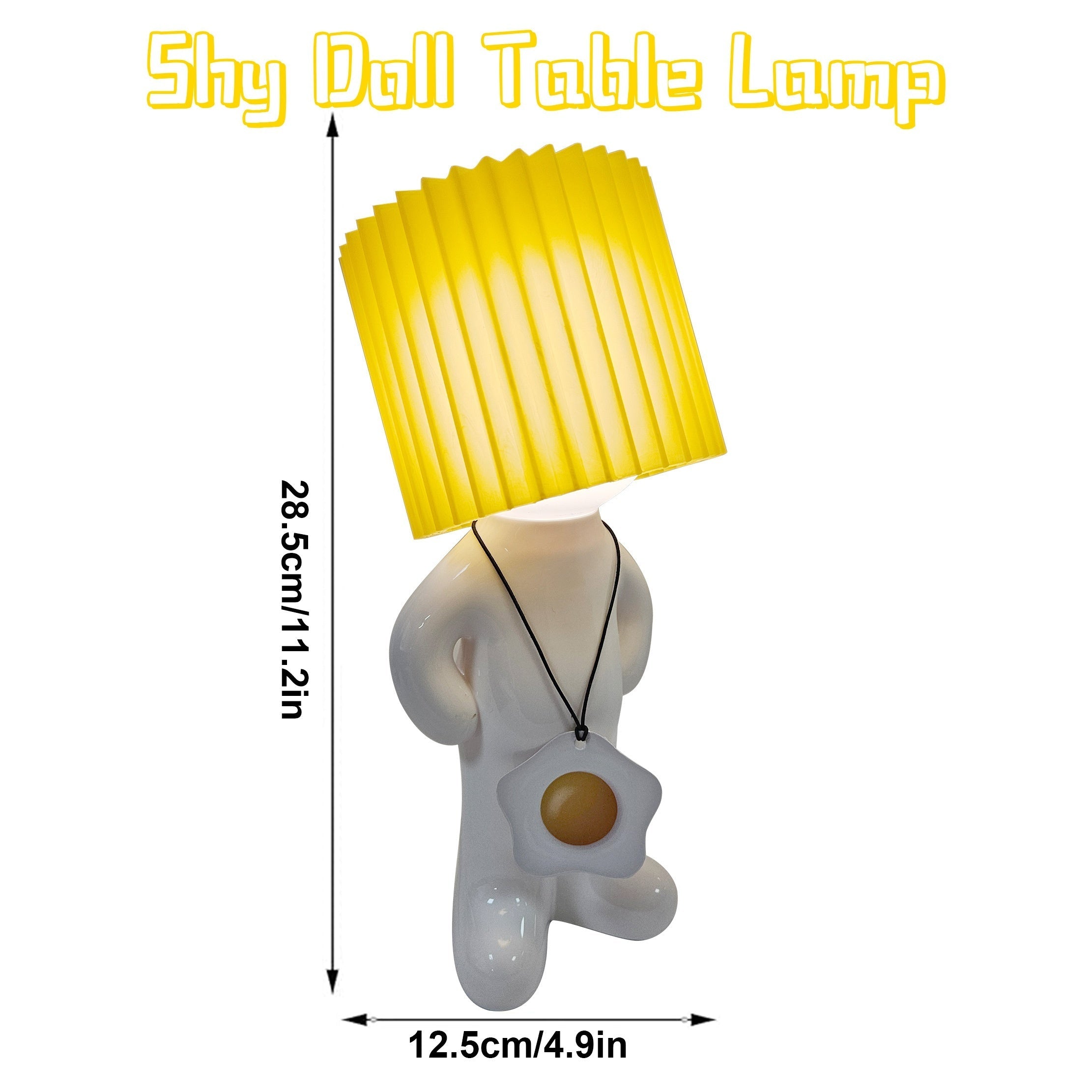 GlowCraft - Dimbar Akryl Bordslampa med LED-belysning och Tryckknappskontroll