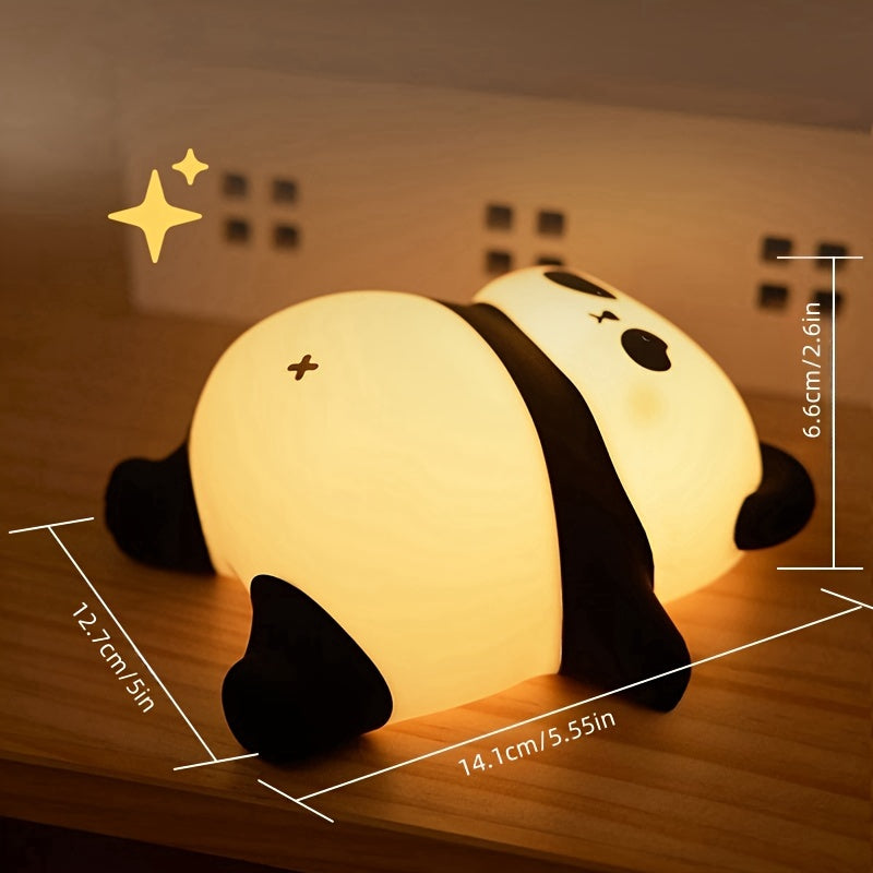SugarPanda - LED Nattlampa, Silikon Uppladdningsbar Sänglampa