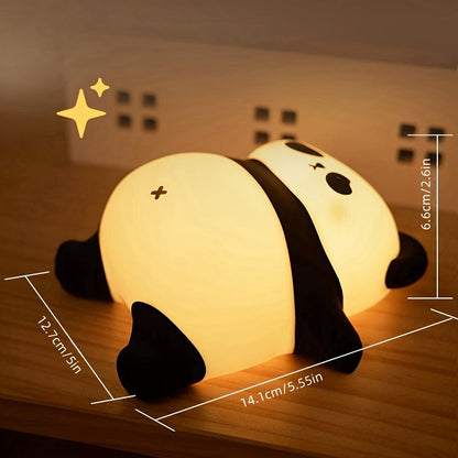 SugarPanda - LED Nattlampa, Silikon Uppladdningsbar Sänglampa