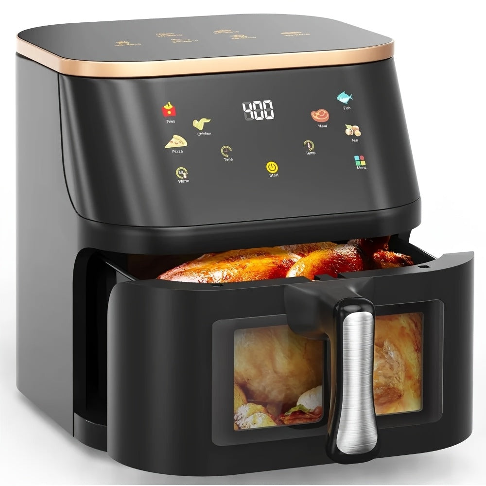 Stort Digitalt Rostfritt Stål Air Fryer Ugn