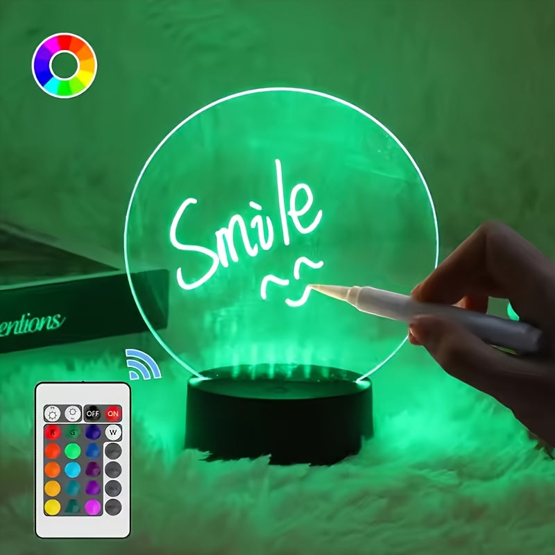 3DGlow - LED Nattlampa med 16 Färger och USB/Batteridrift