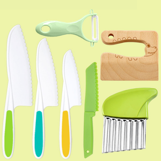 Barnens kök leksaker och redskapsset för matlagning