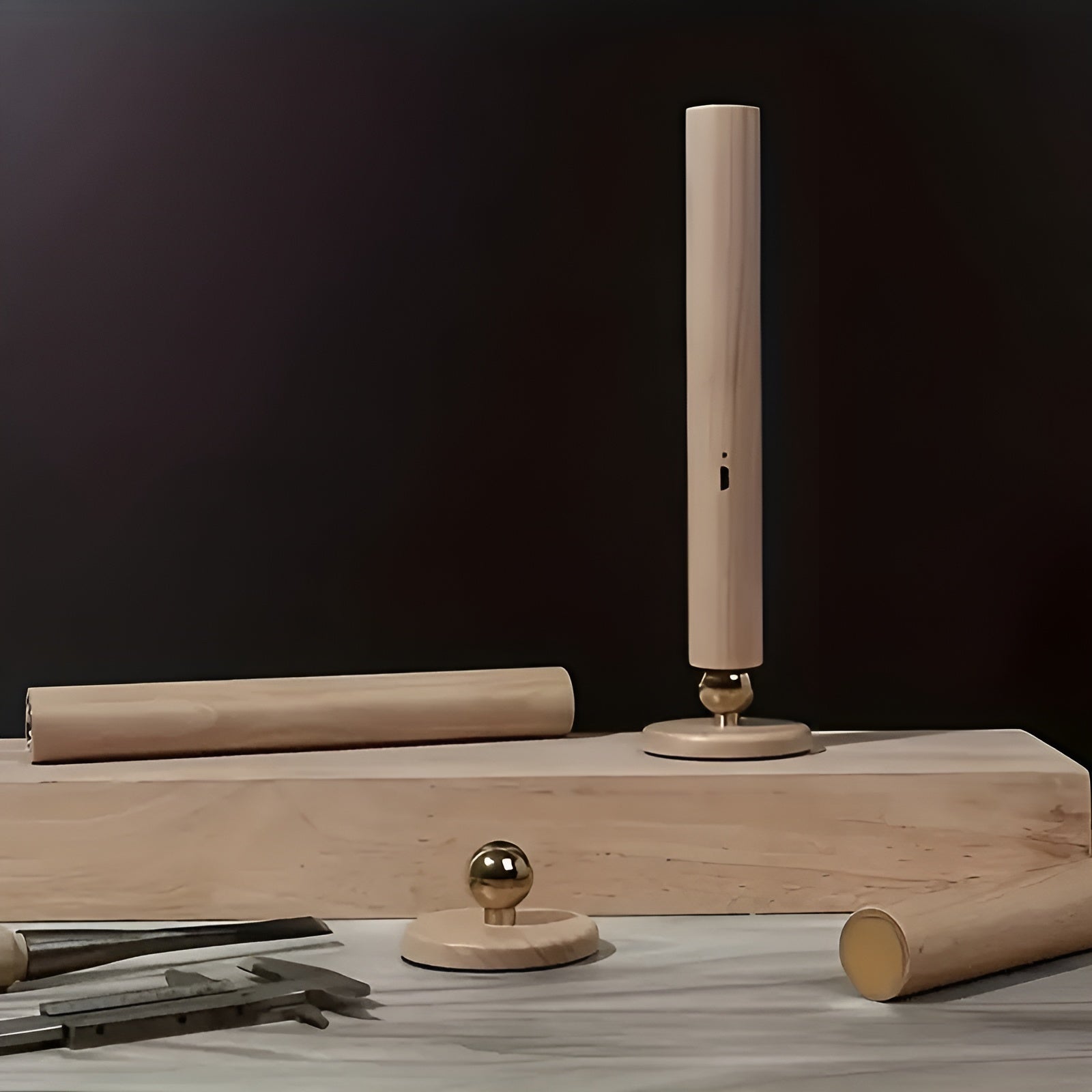 Modern LED-vägglampa – Återuppladdningsbar med touchkontroll | 360° roterbar &amp; magnetfäste