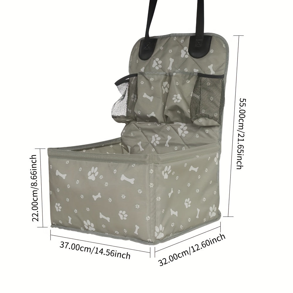 PawPorter - Hållbar Hundbilstol Korg