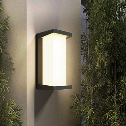 Tvåfärgad modern utomhusvägglampa