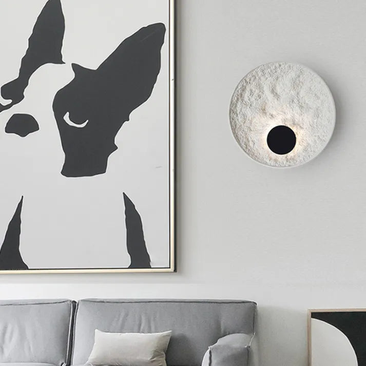 LunaGlow – Rund Mån Vägglampa