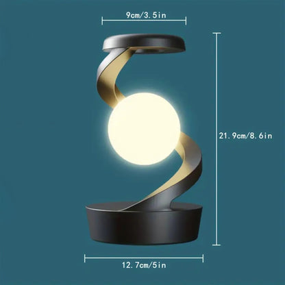 GestureGlow - RGB LED Skrivbordslampa med Trådlös Laddning