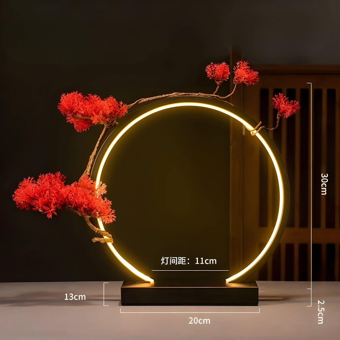 AnimeGlow Lamp - Anime Mobile Suit varmt ljus USB LED ringlampa