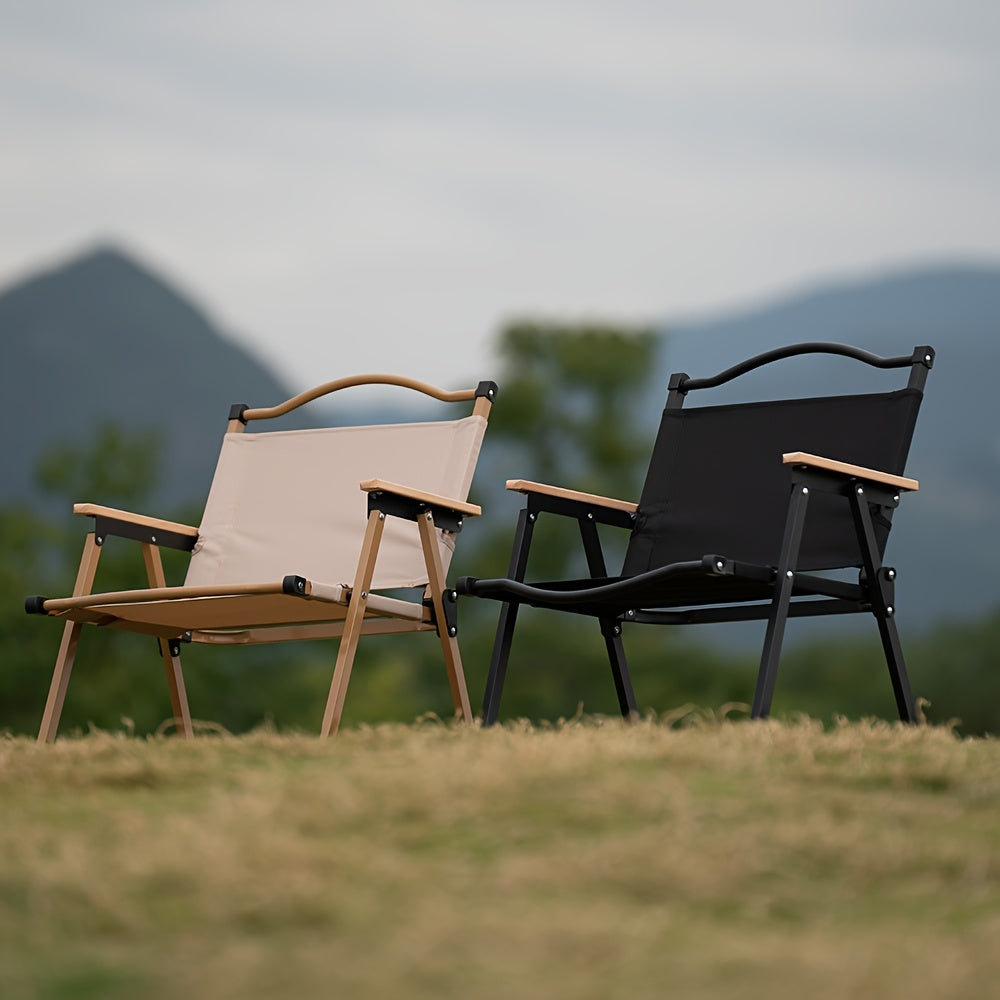 Carvallo RelaxaFold | Justerbart ryggstöd | Fällbar & Lätt | Aluminiumram & Oxford-säte