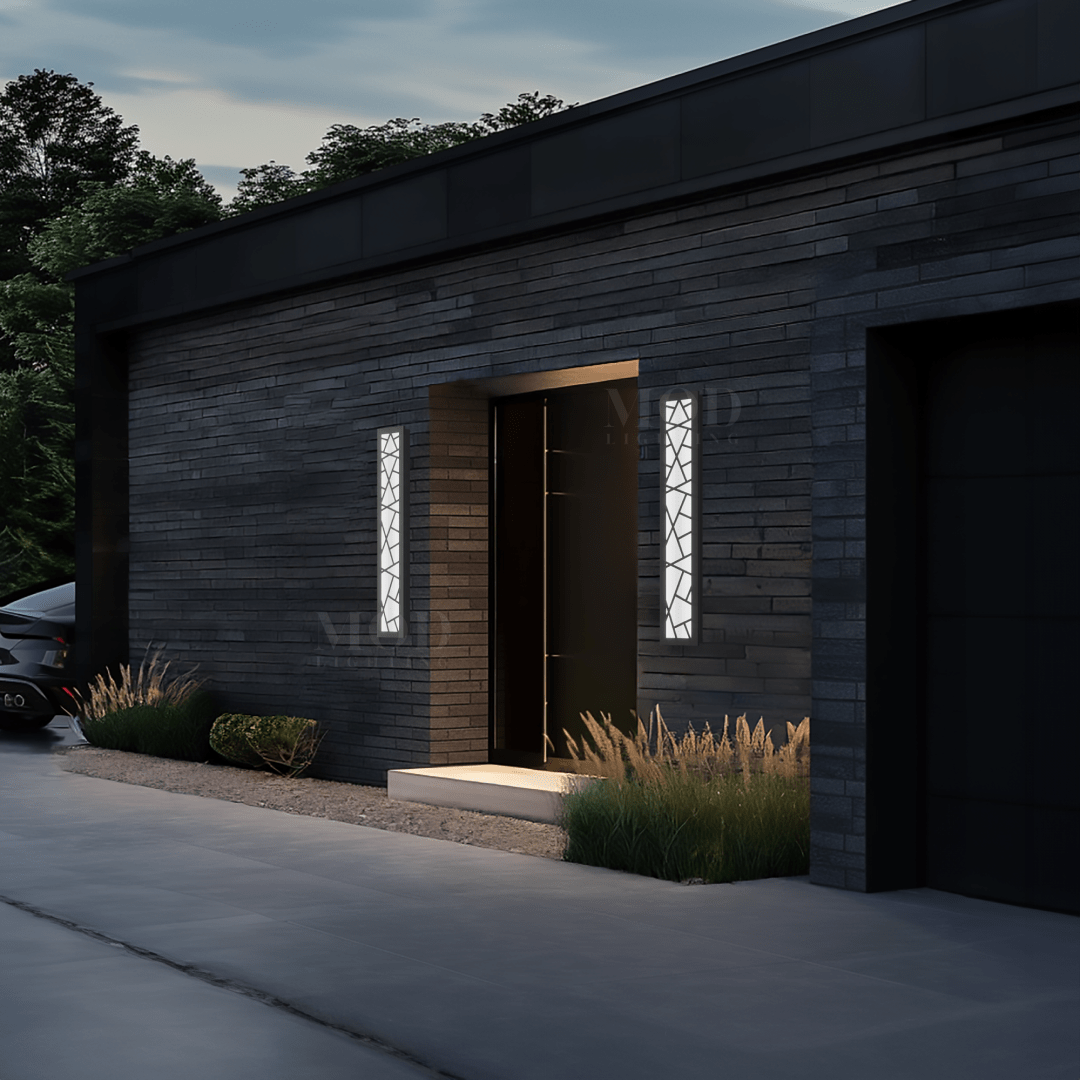 Vägglampa Modern Utomhus LED Panel Armatur