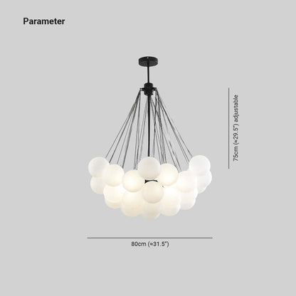 Glamora - Design Hänglampa i Metall och Glas
