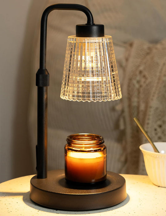 Premium Dimmable Candle Lamp Värmare Med Justerbar Höjd