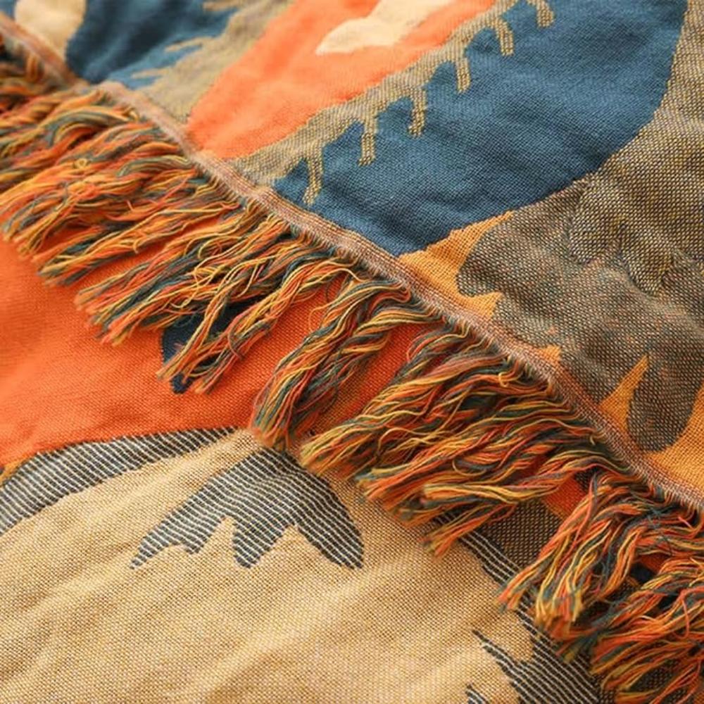 Wildflower Bloom Bomull Filt