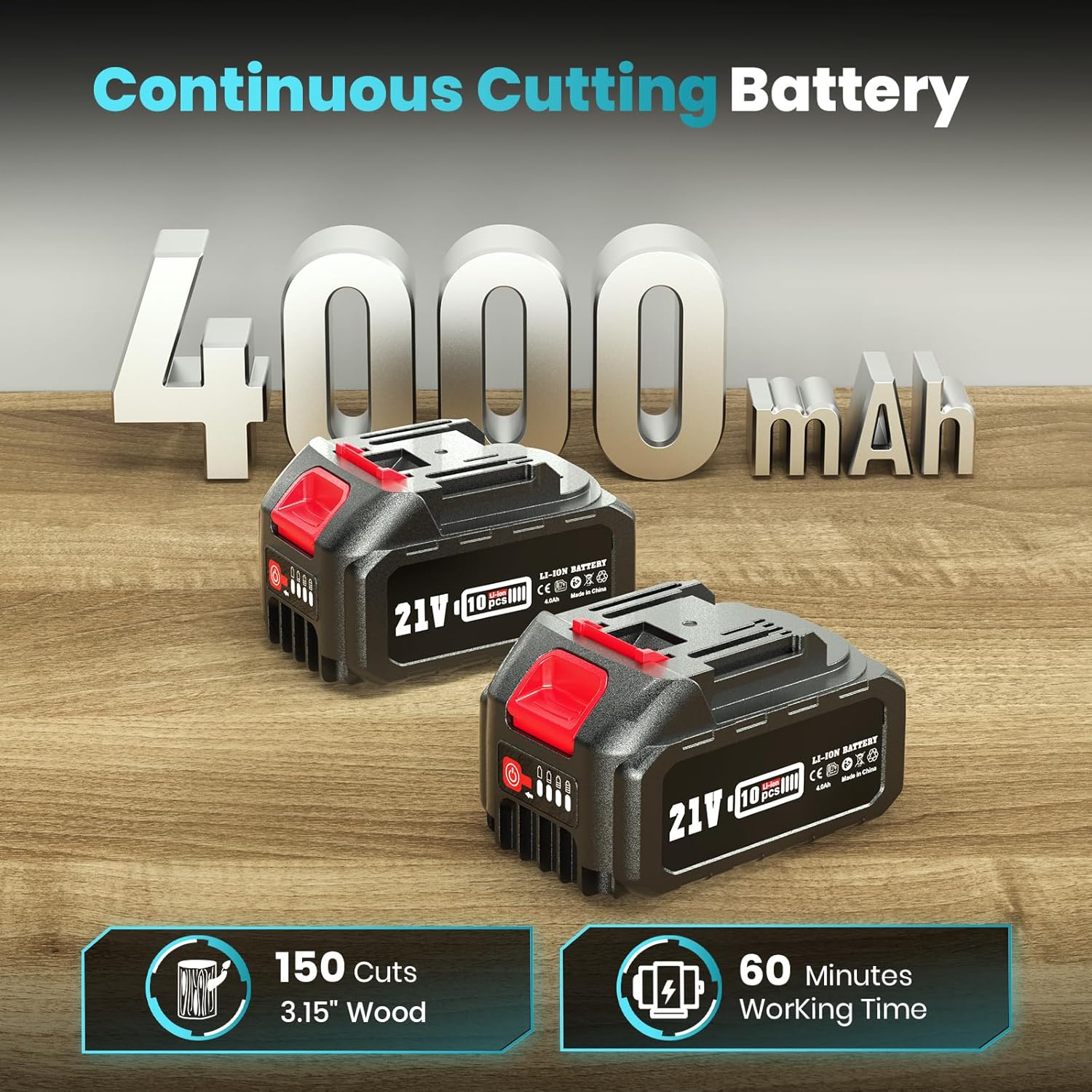 PowerCut Mini | Trådlös 6-tums kedjesåg för trädtrimning