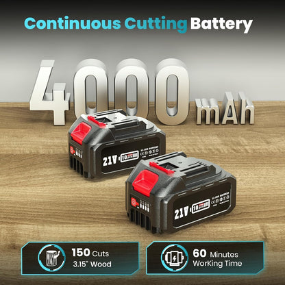 PowerCut Mini | Trådlös 6-tums kedjesåg för trädtrimning