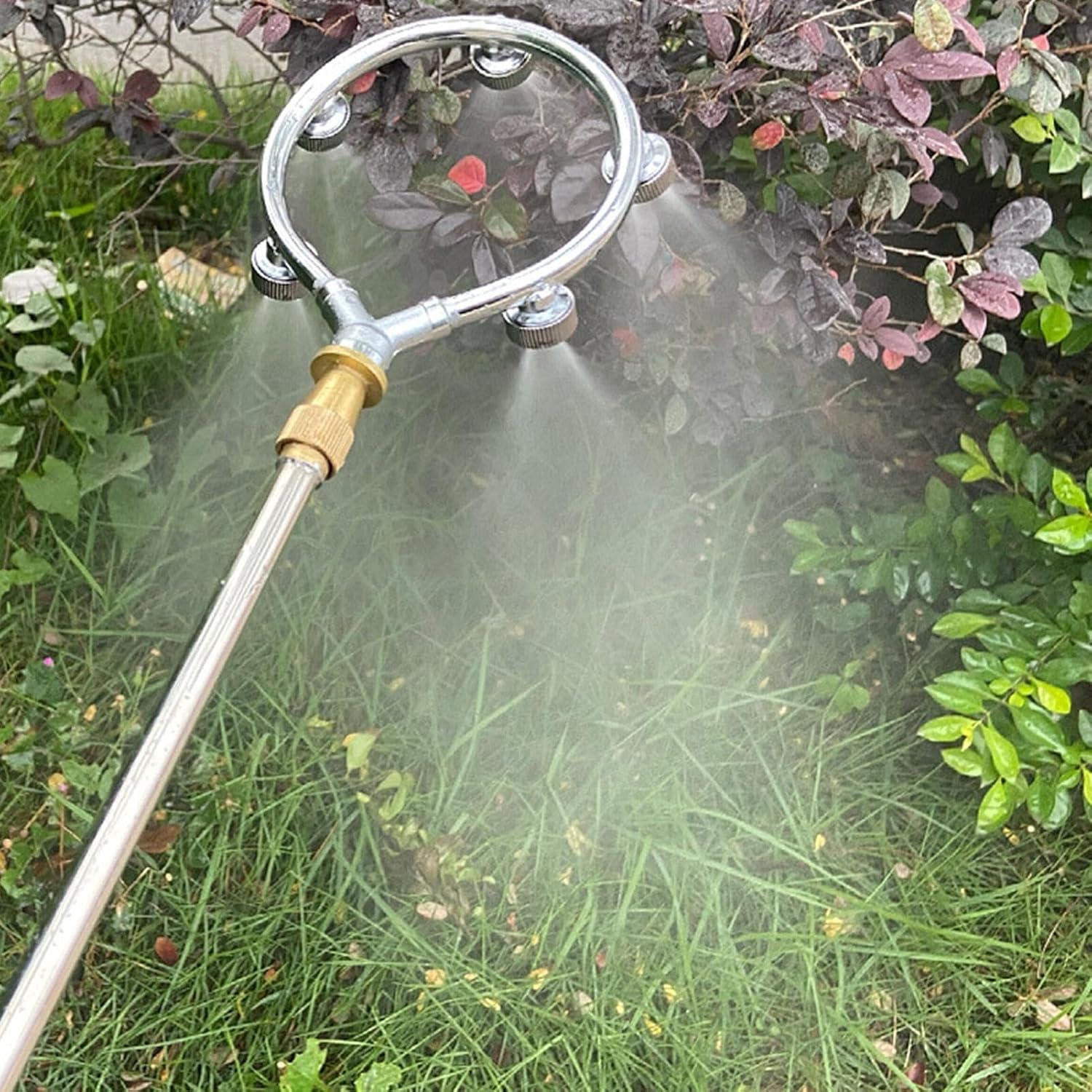 Högtryck rostfritt stål ring flerdyser munstycke – Effektivt sprutmunstycke för trädgårdsbevattning