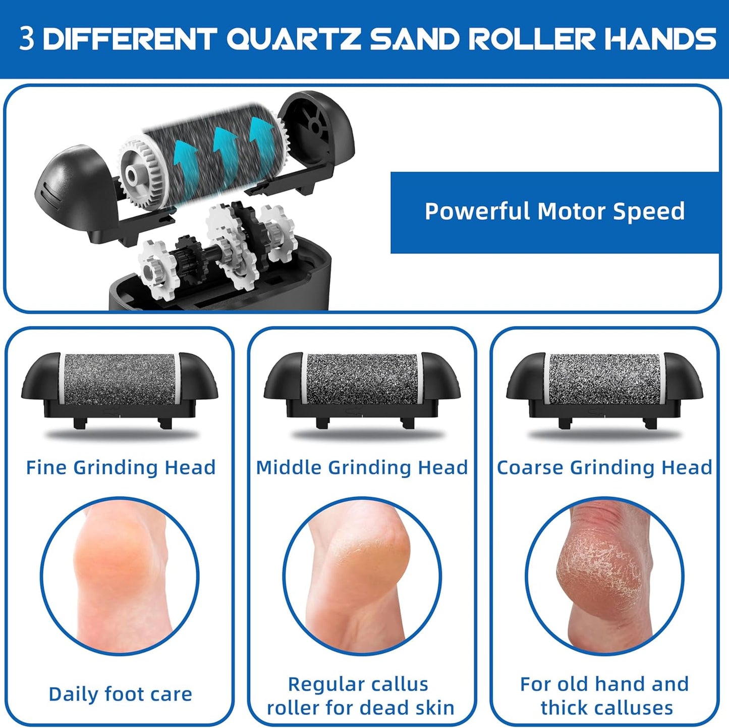 Luxora Elektrisk Förhårdnad Borttagare 16-i-1 Professionellt Kit