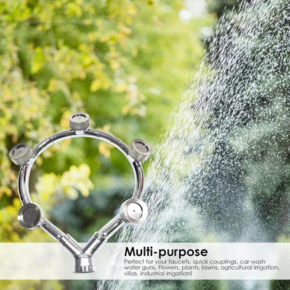 Högtryck rostfritt stål ring flerdyser munstycke – Effektivt sprutmunstycke för trädgårdsbevattning