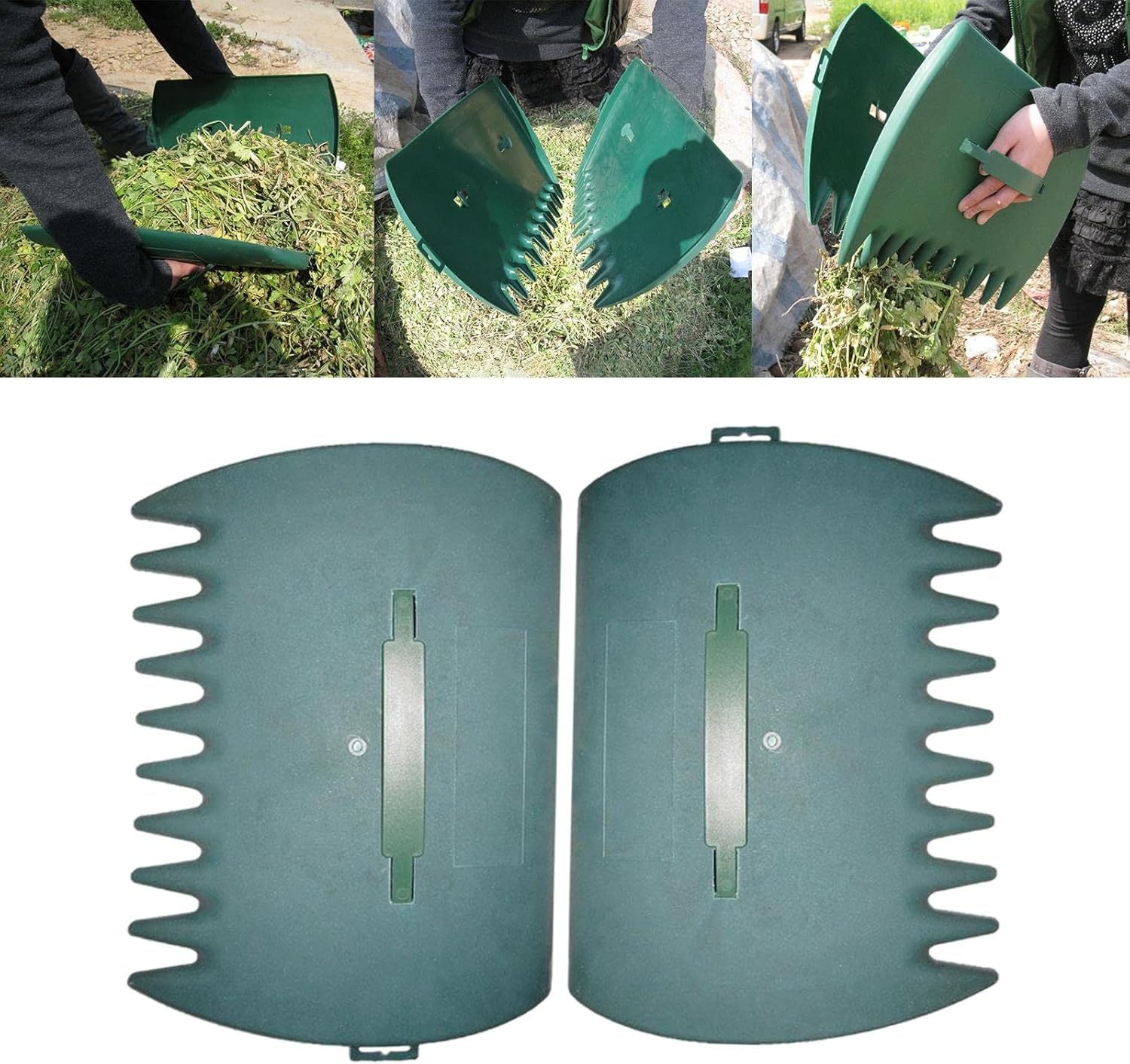 Praktiska trädgårdsavfallshandtag – Ergonomisk gräs- och lövhantering