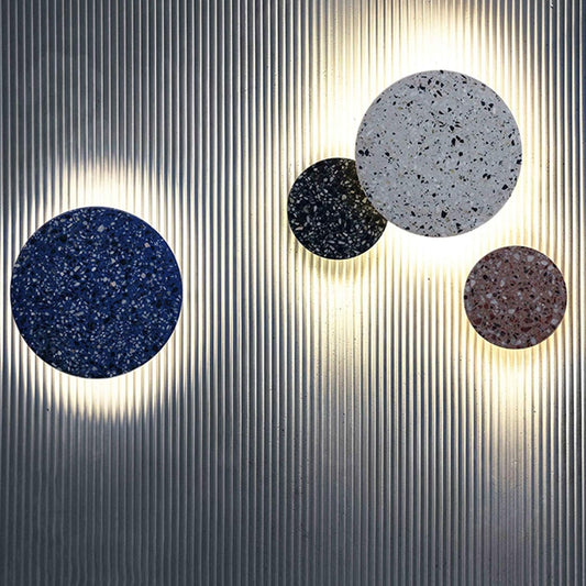 TerraGlow – Terrazzo Vägglampa för Modern Hallbelysning