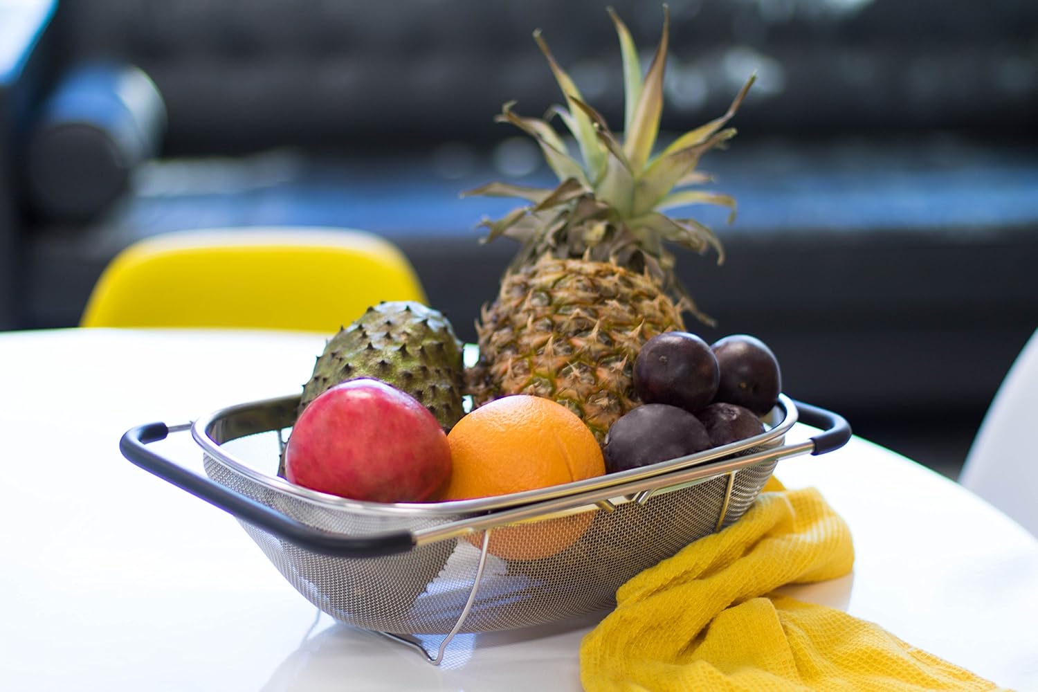 Carvallo - Fällbar diskhoavloppskorg i rostfritt stål