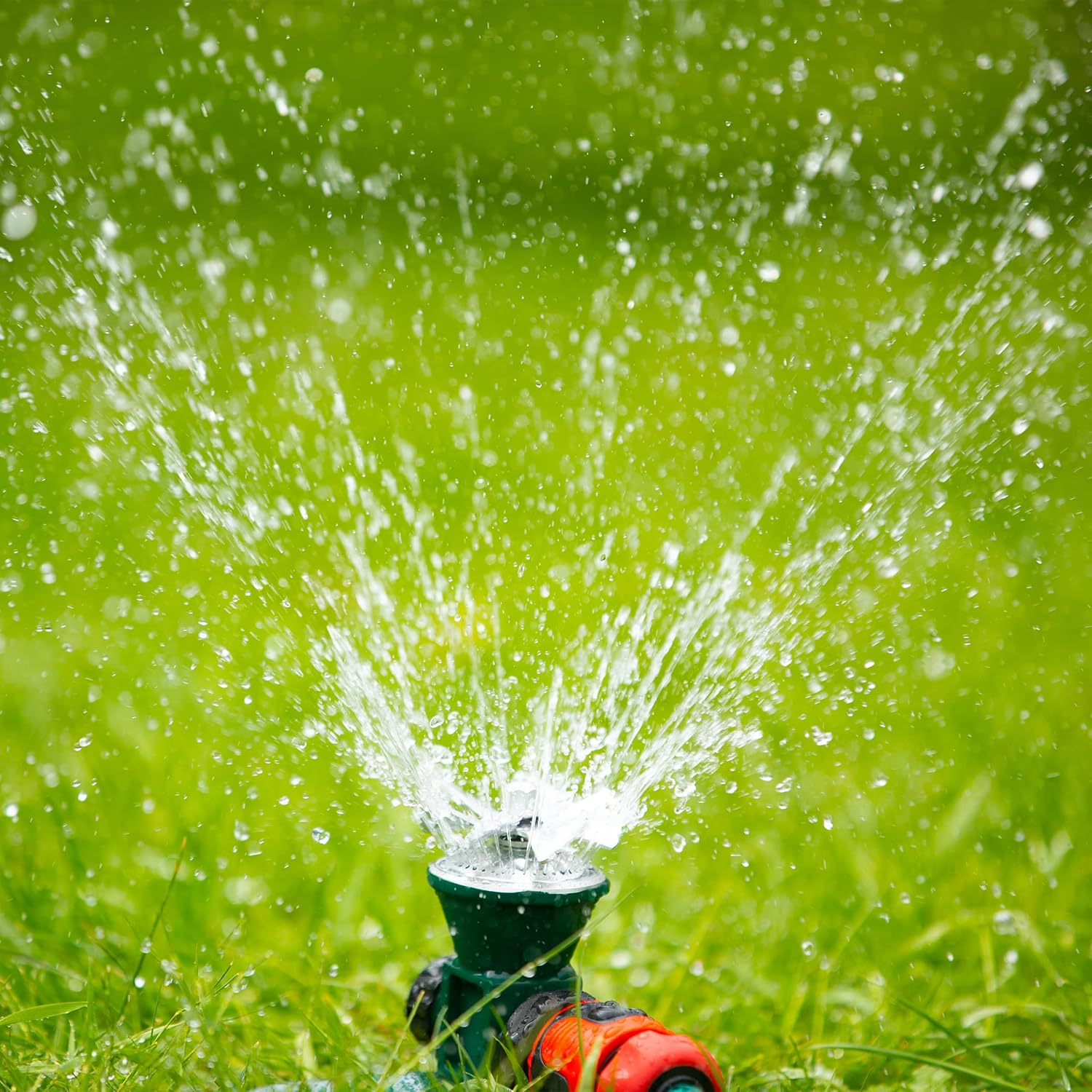 360-Grad Automatisk Rotering Metall Gräsmatta Sprinkler – Effektiv Trädgårdsbevattning Spruthuvud