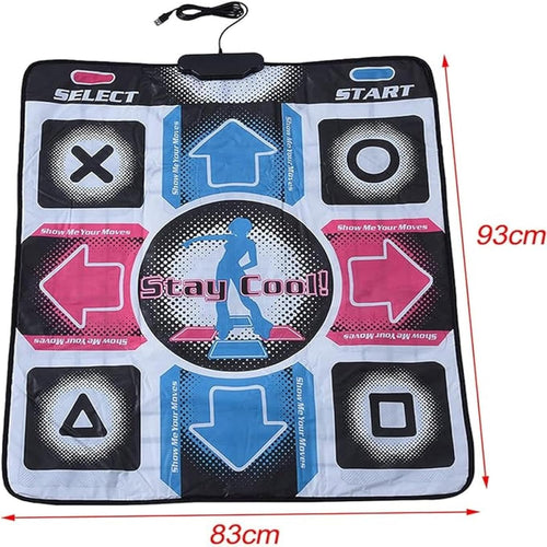 Step Dance Mat för PC – Halkfri USB Dansmatta för Spelare &amp; Dansare