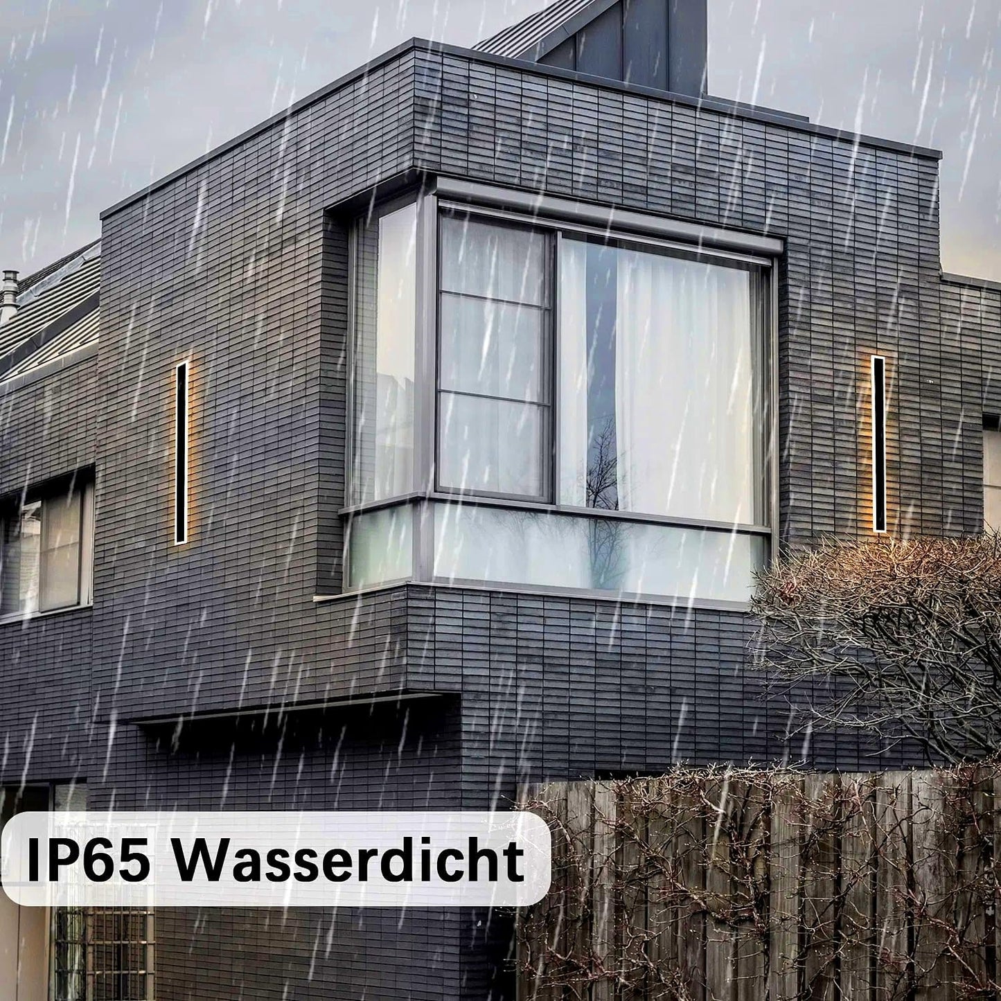 Utomhus LED Vägglampa Modern Dimbar Remsa