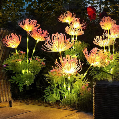 Fairy Flower LED Lamp – Lurig blommönster i stål