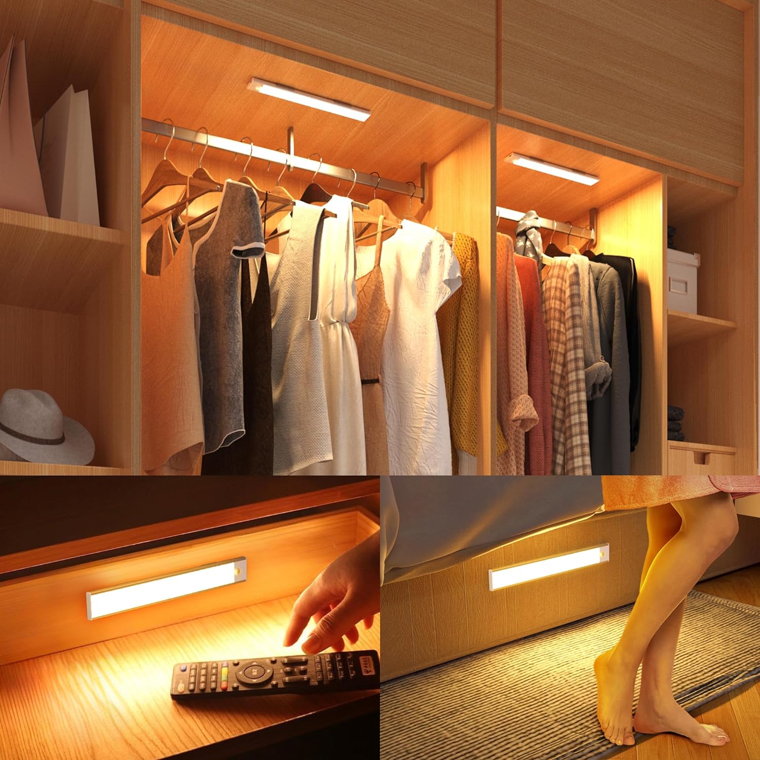 SenseGlow - Magnetisk rörelsesensorljus för stilfull belysning i hemmet | 1+1 Gratis