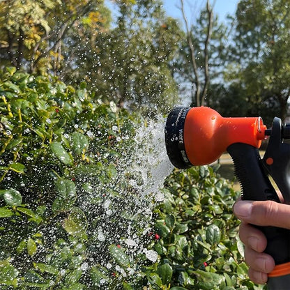 Trädgårdsslangpistol med 7 funktioner – Flexibel bevattningsspruta för trädgårdsväxter