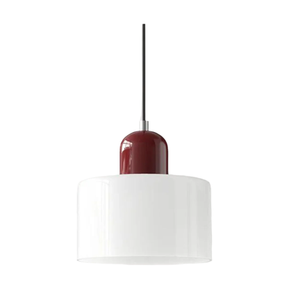 Glaspendelampa – Elegant cylindrisk pendellampa för mysiga vardagsrum