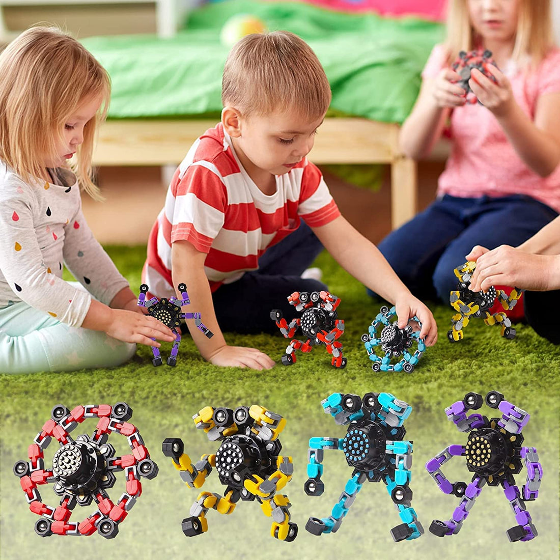 Transforming Toy Spinner | Oändlig Kul &amp; Kreativitet - Fidgetleksaker