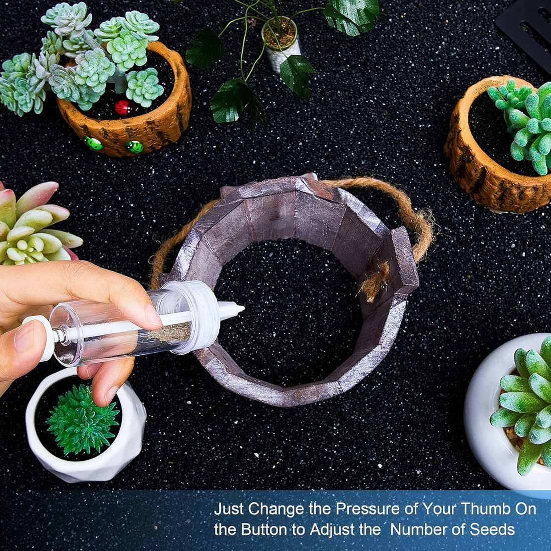 Fröspender för precis sådd - Lättanvänd frötratt