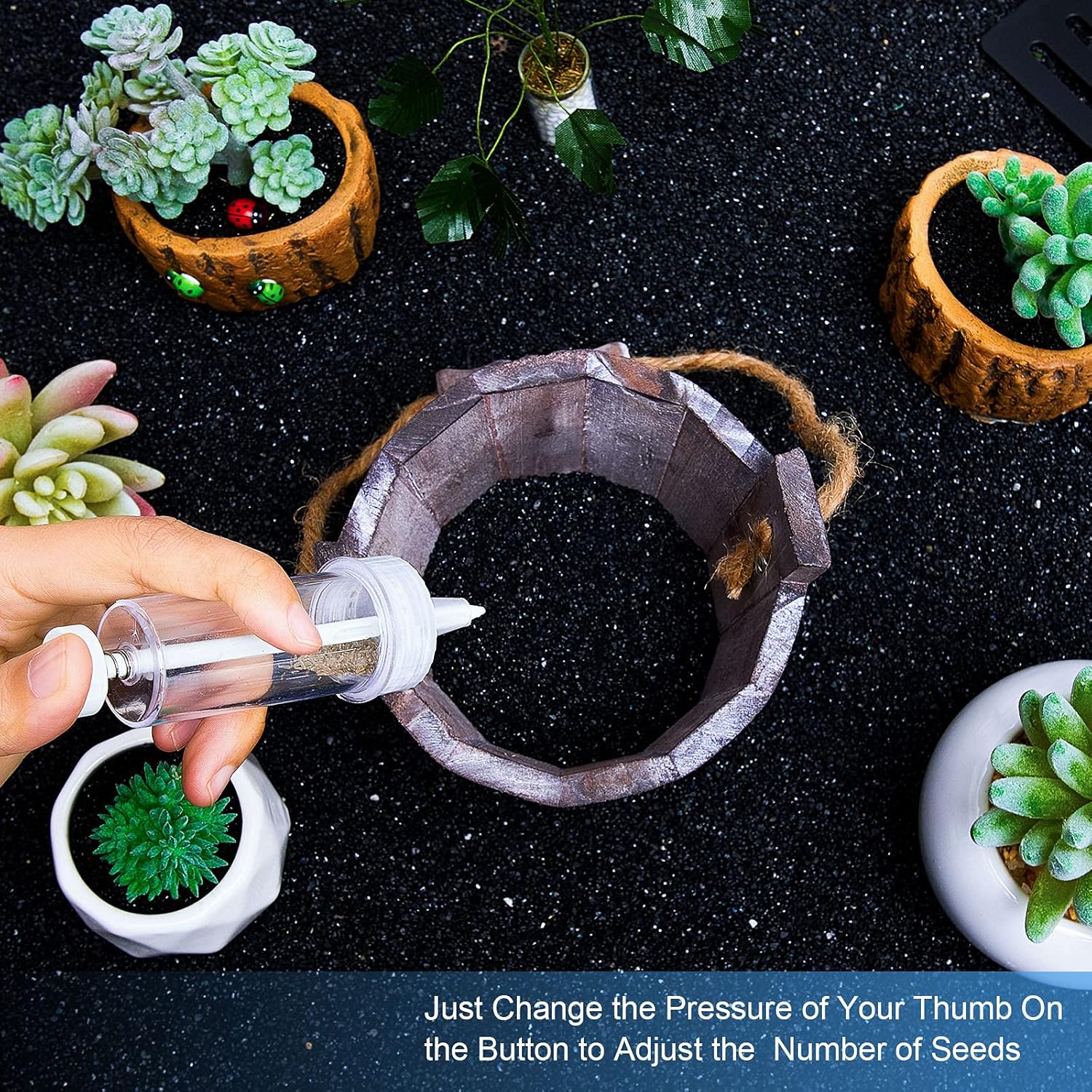 Fröspender för precis sådd - Lättanvänd frötratt