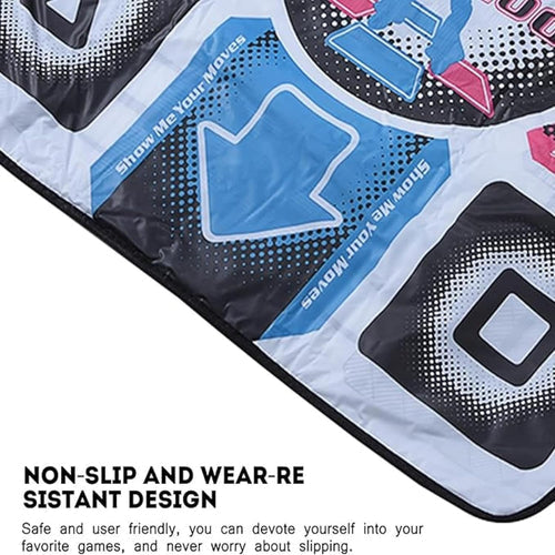 Step Dance Mat för PC – Halkfri USB Dansmatta för Spelare &amp; Dansare