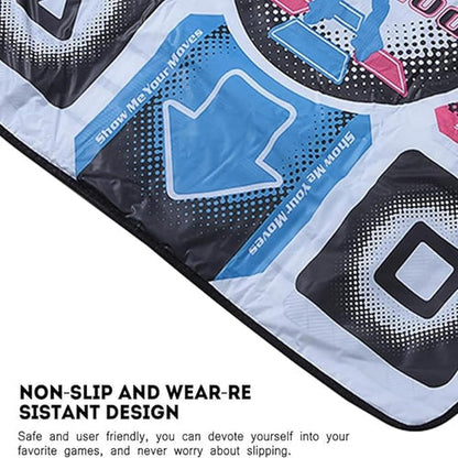 Step Dance Mat för PC – Halkfri USB Dansmatta för Spelare &amp; Dansare