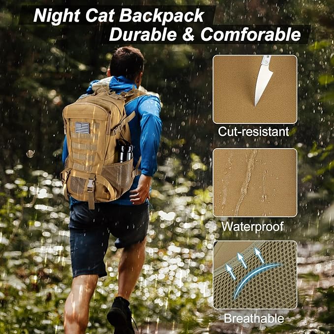 Taktisk Ryggsäck Militärstil Utomhus Rucksack