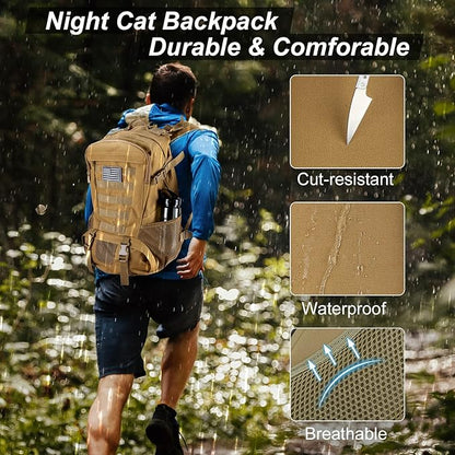 Taktisk Ryggsäck Militärstil Utomhus Rucksack