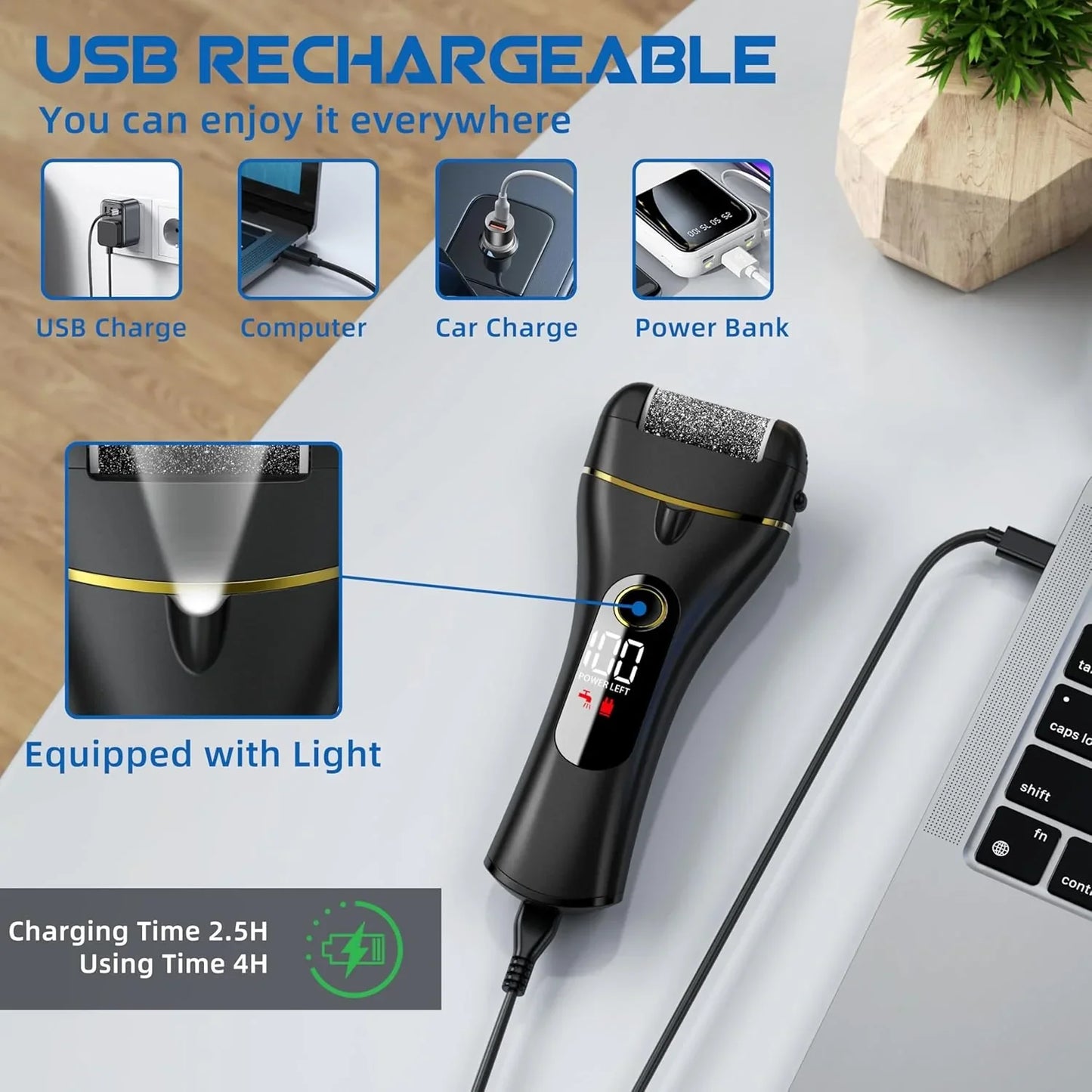 Luxora Elektrisk Förhårdnad Borttagare 16-i-1 Professionellt Kit