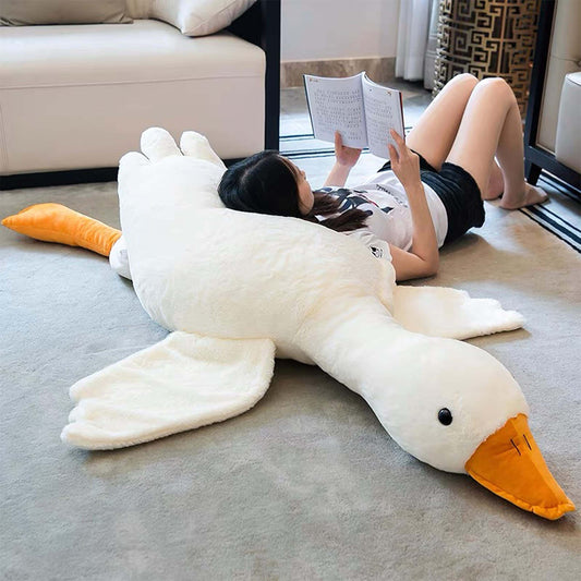 Plush Toy Goose Mjuk Bomull Kramkudde
