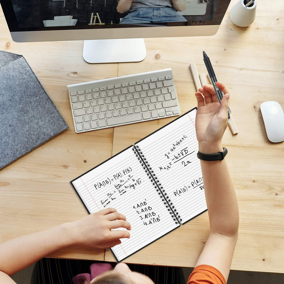 EcoNote - Återanvändbar anteckningsbok för hållbar skrivning