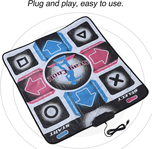 Step Dance Mat för PC – Halkfri USB Dansmatta för Spelare &amp; Dansare